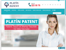 Tablet Screenshot of platinpatent.com